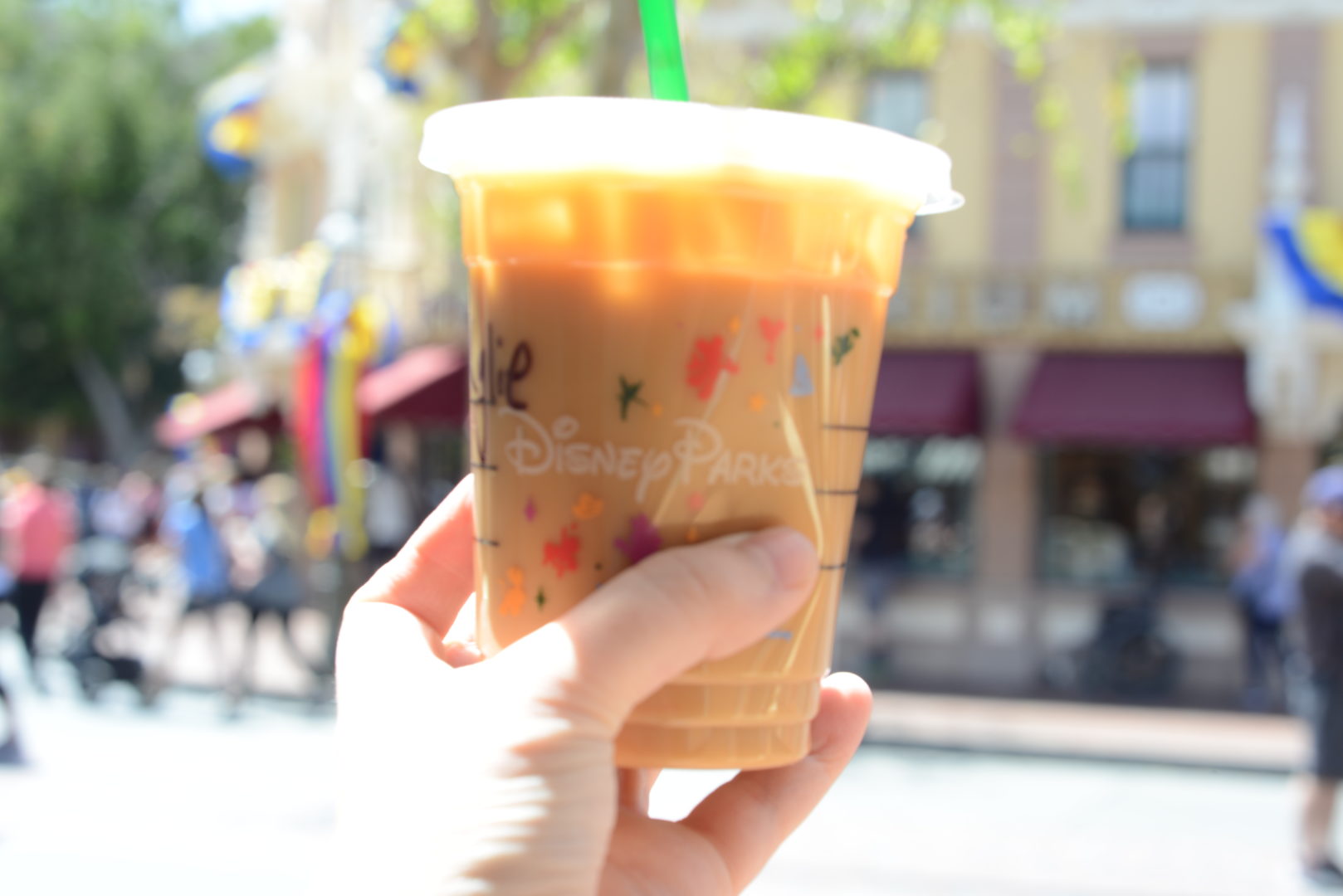 Starbucks Iced Coffee on Main Street at Disneyland