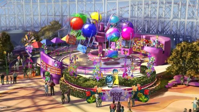 Concept Art for Inside Out Ride: Emotional Whirlwind at Disneyland's California Adventure