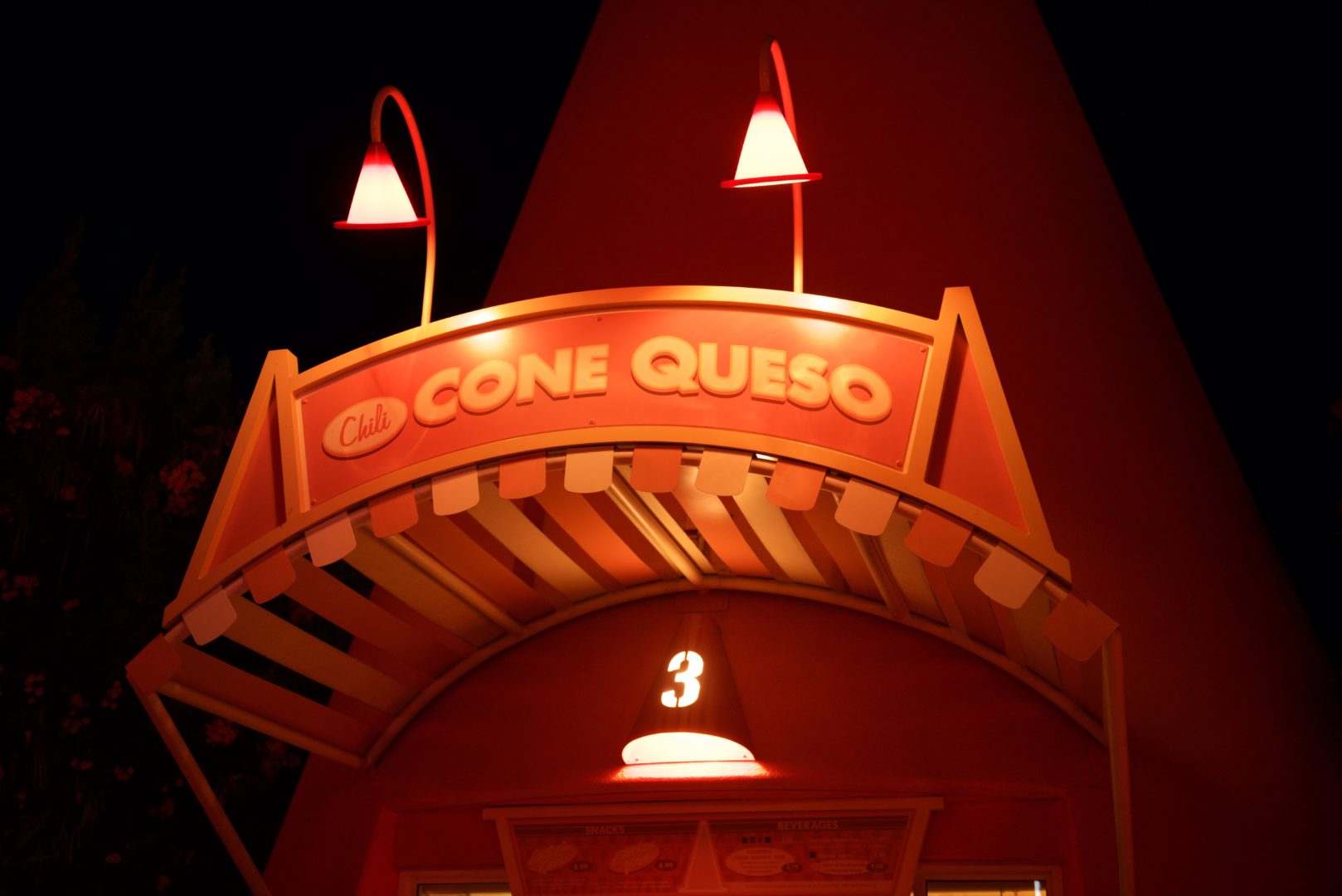 Cars Land Cozy Cone Queso Motel at Disneyland's California Adventure
