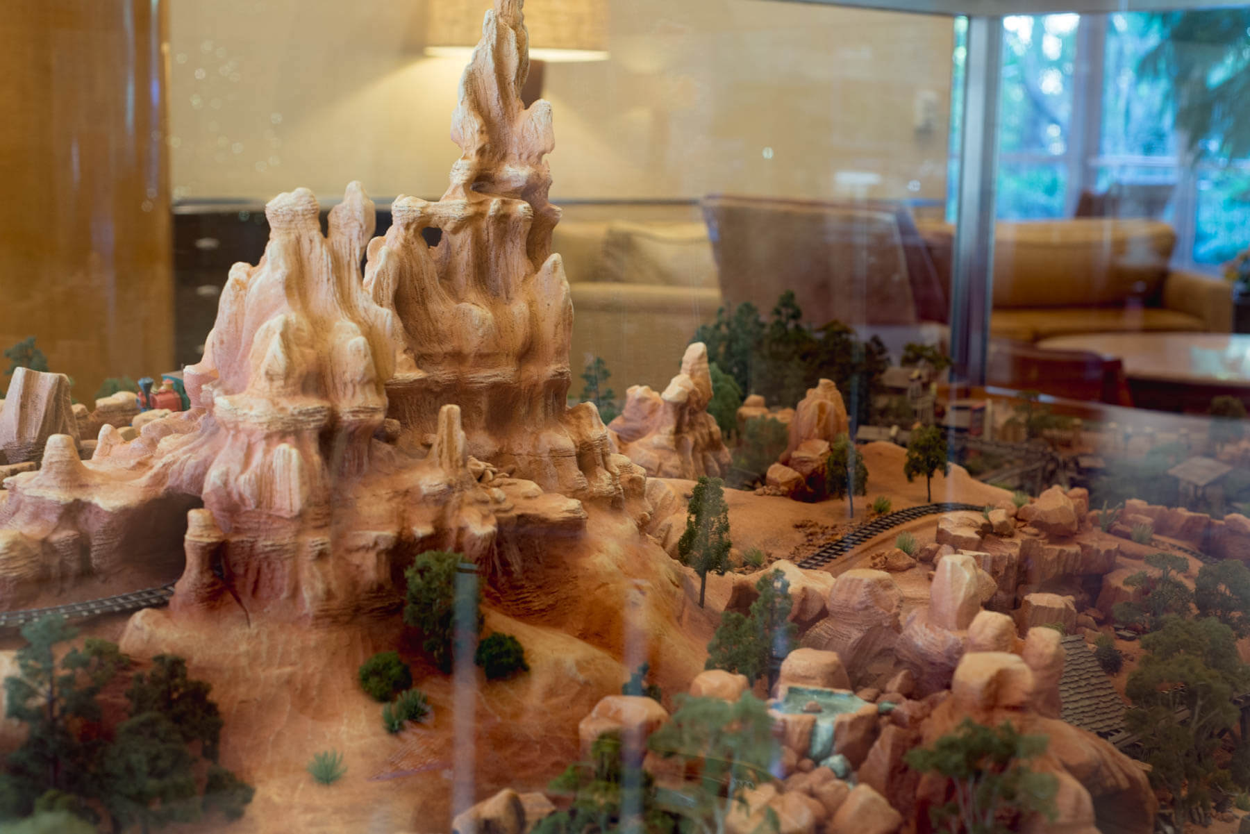 3D Map of Disneyland's Frontierland at The Disneyland Hotel