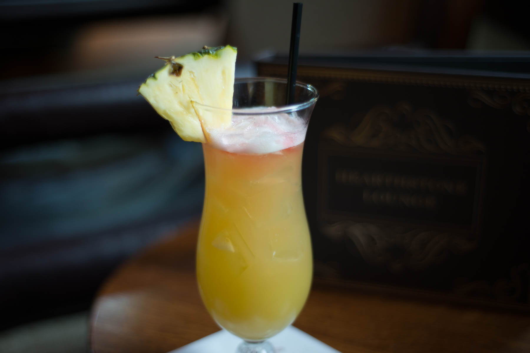 Rum Swizzle Cocktail at Hearthstone Lounge at The Grand Californian - Disneyland Activities for Adults