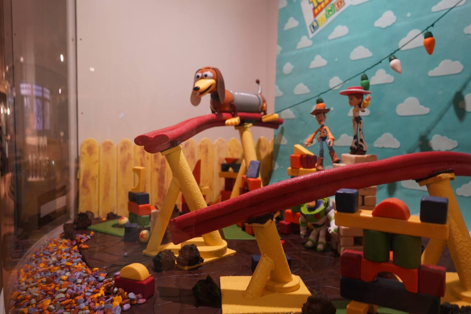 Chocolate Model of Toy Story Land at The Chocolate Experience in Epcot's Food & Wine Festival 2018