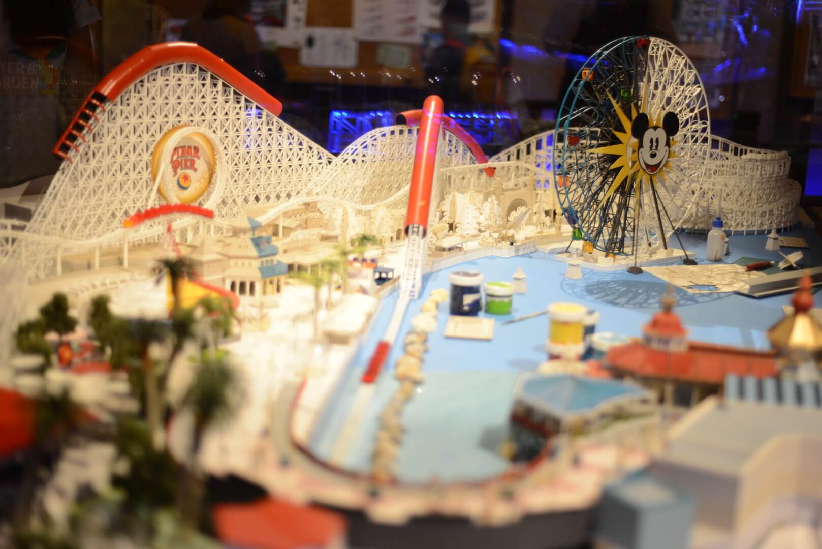Pixar Pier 3D Concept Model at Blue Sky Cellar in Disneyland