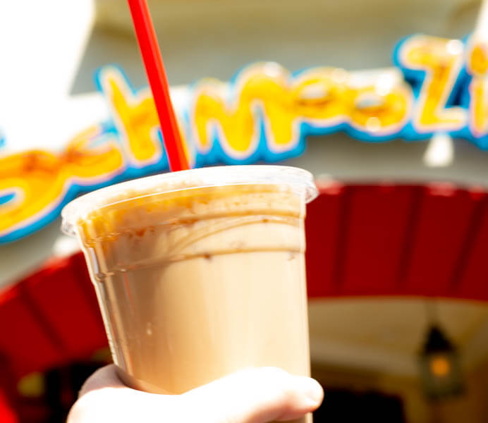 Schmoozies Iced Coffee California Adventure Disneyland