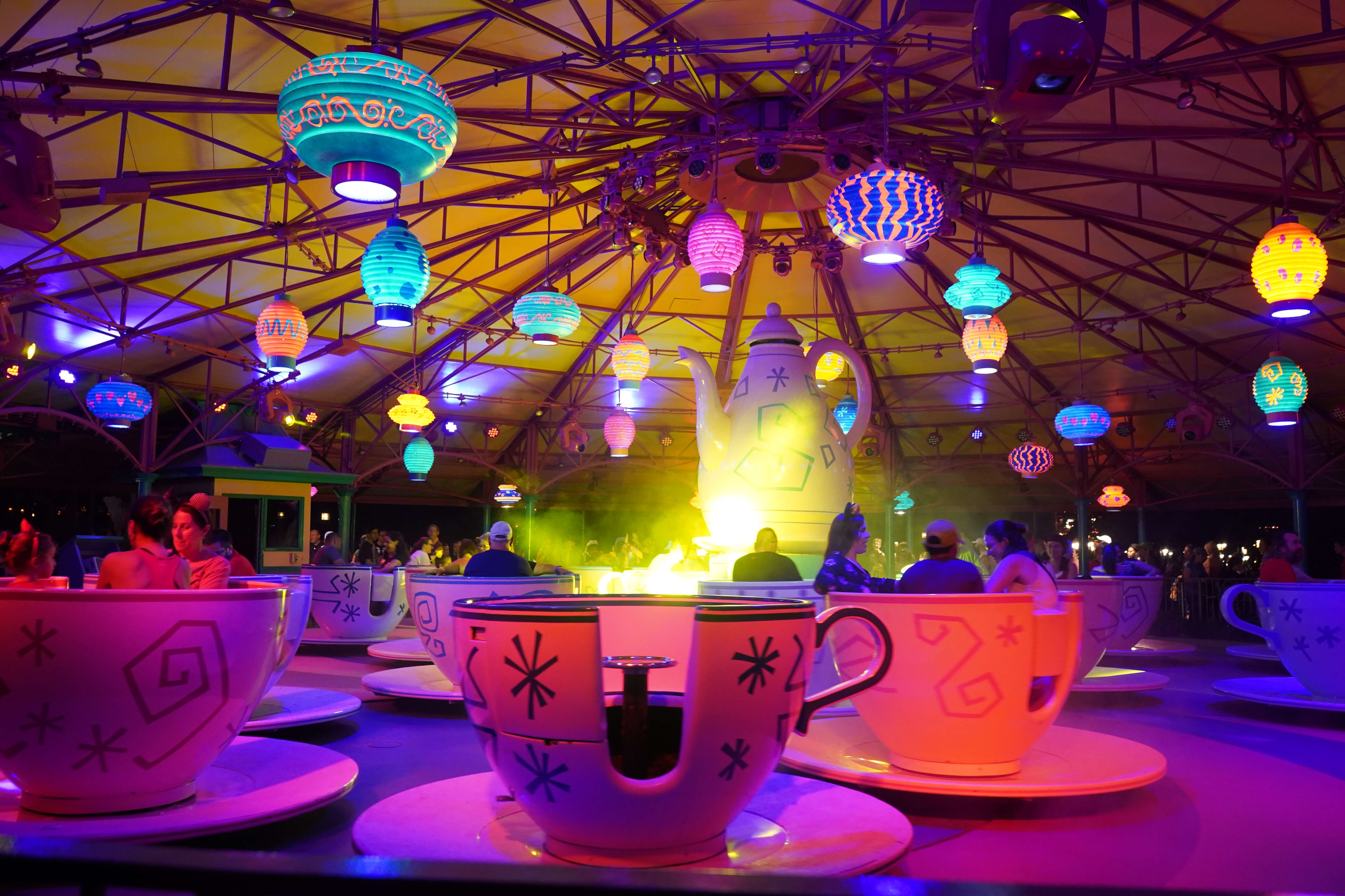Mad Tea Party Teacups at Halloween in Magic Kingdom