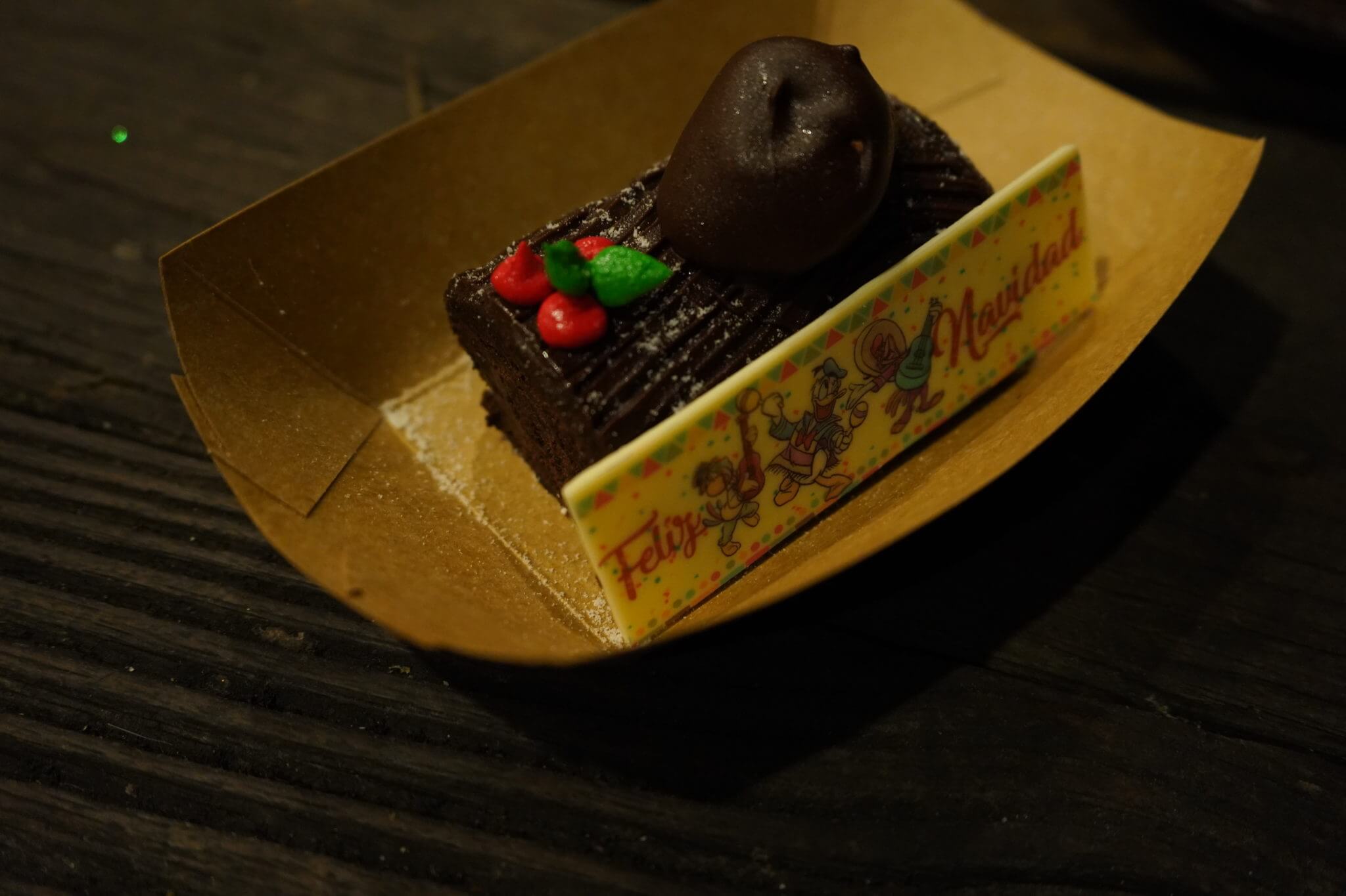 Pecos Bill - Three Caballeros Spiced Chocolate Yule Log at Mickey's Very Merry Christmas Party in Disney World