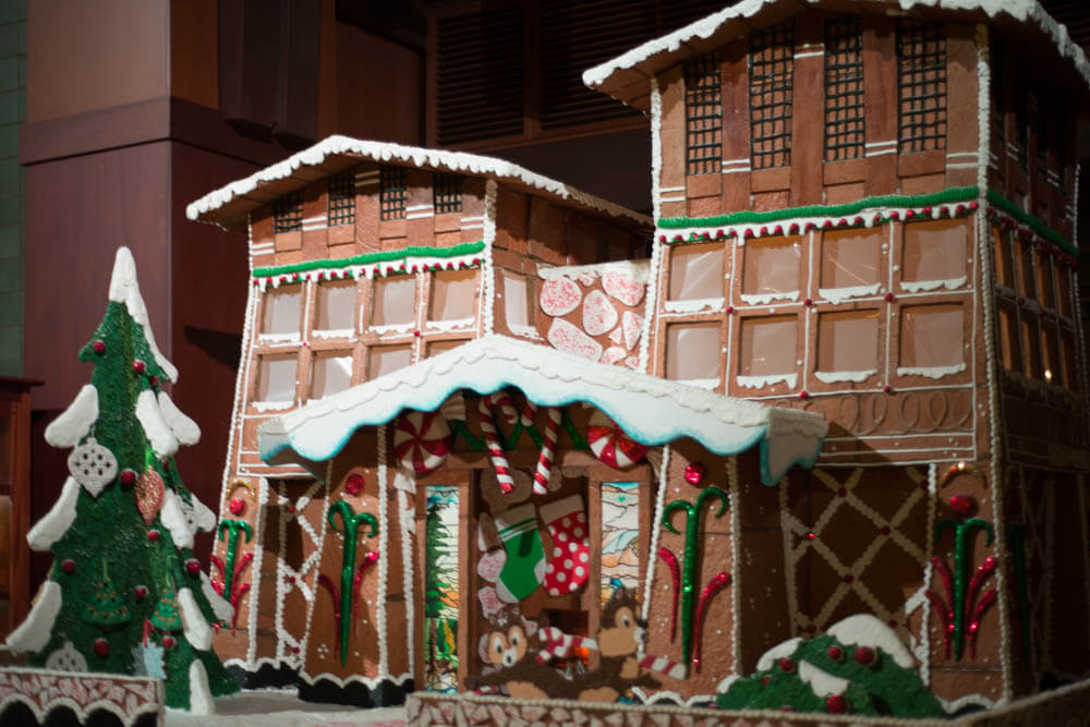 Grand Californian Christmas Gingerbread Hotel