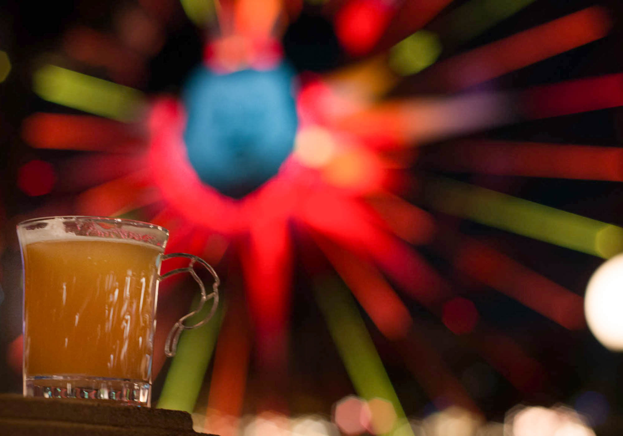 Warm Bourbon Cider with House-made Bourbon-infused Marshmallow at Disneyland Festival of Holidays
