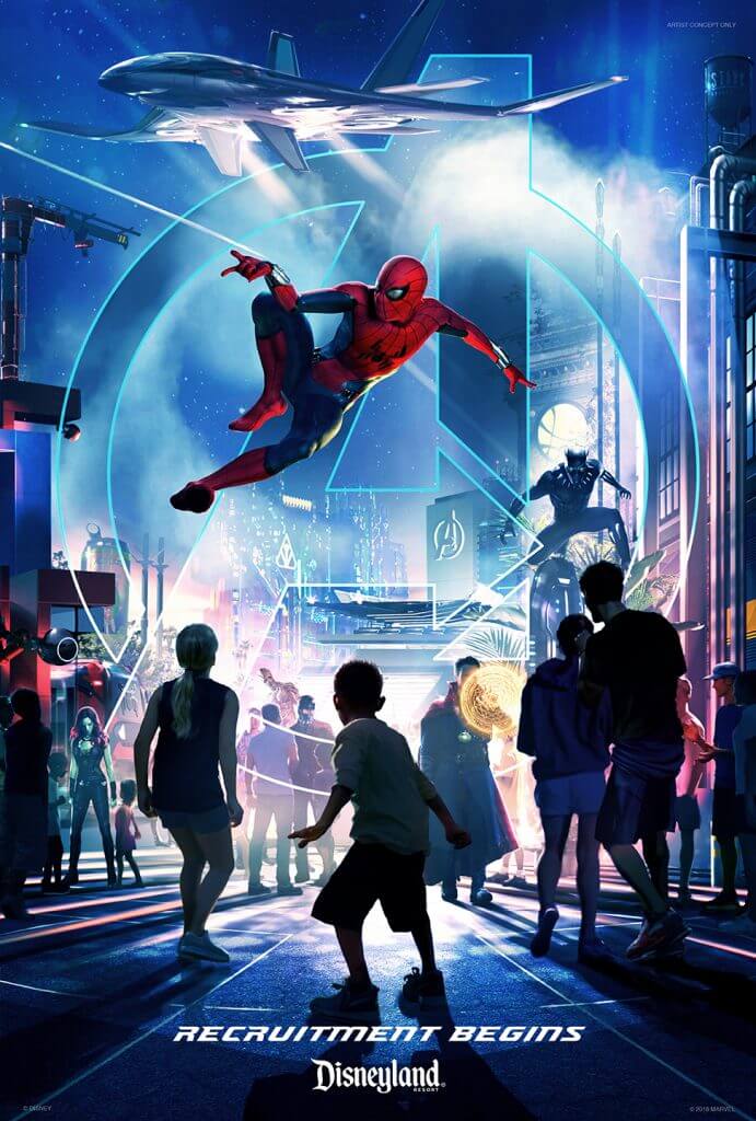 Avengers Marvel Land Disneyland Poster