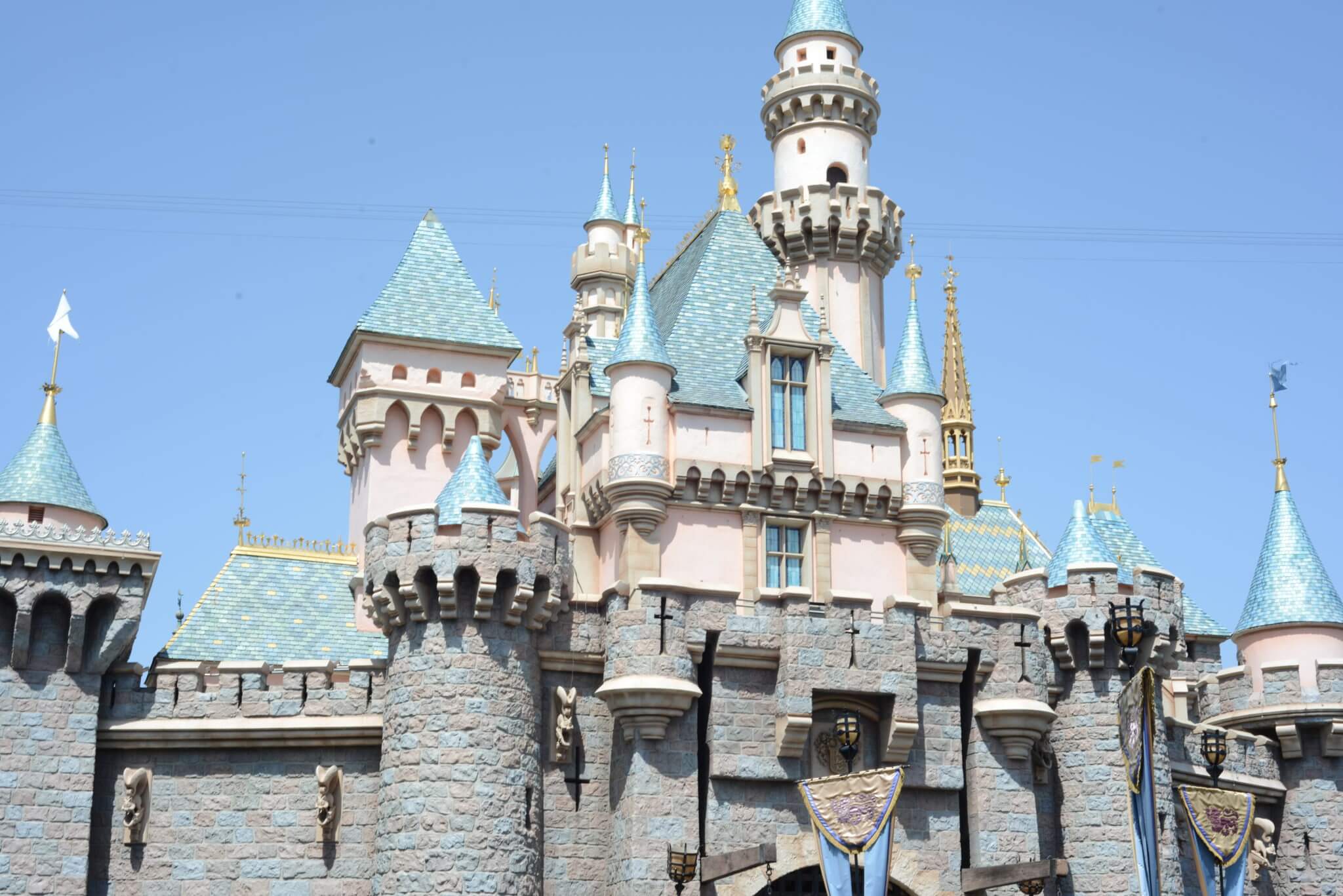 Sleeping Beauty Castle 2019 during the day