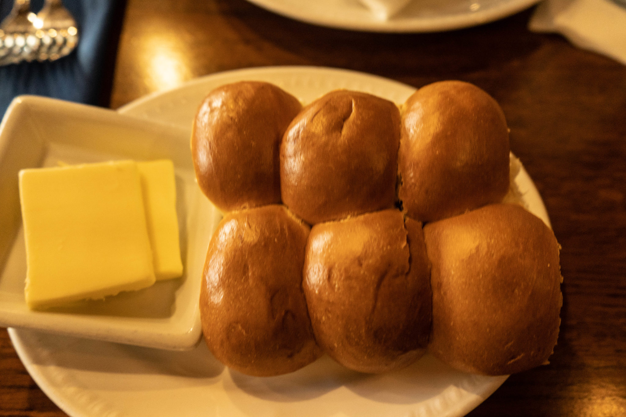 Dinner Bread Rolls and Butter from Liberty Tree Tavern in Disney World