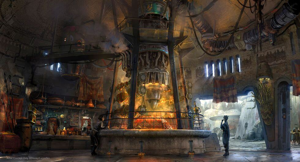 Ronto's Roaster Concept Art at Star Wars: Galaxy's Edge