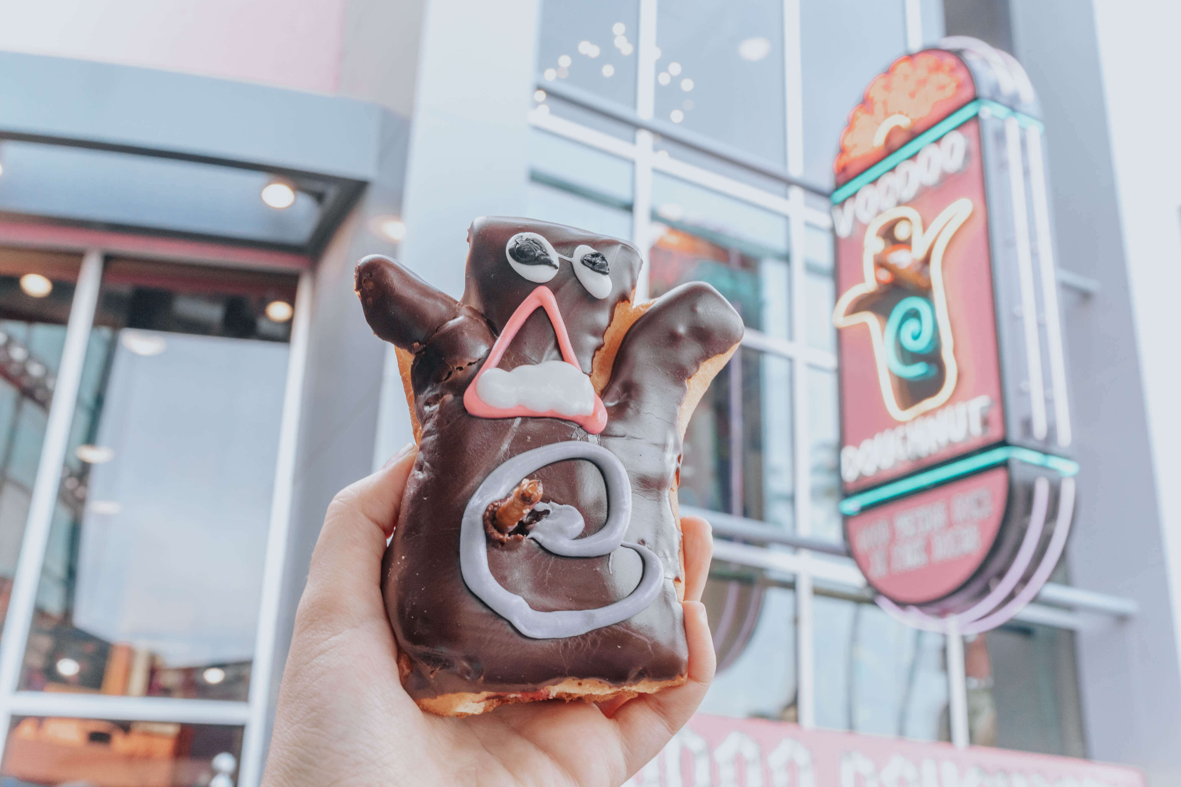 Voodoo Doll Doughnut from Universal Studios Orlando CityWalk 