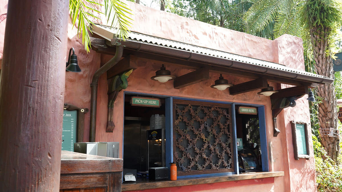 Isle of Java Coffee Place at the entrance of Discovery Island at Animal Kingdom