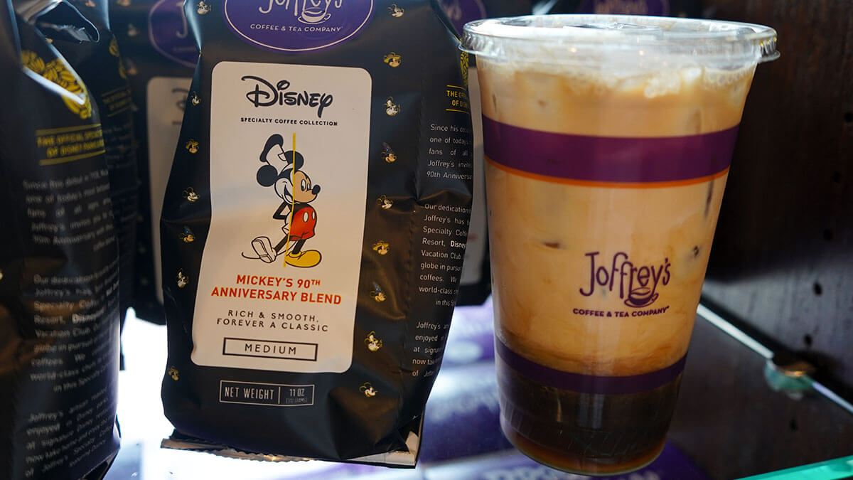 Joffrey's Iced Coffee Cold Brew and Mickey's 90th Blend